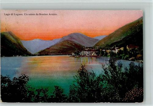 6827 Brusino Arsizio - Abendaufnahme Luganersee