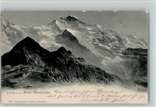 3823 Wengen - Hôtel Männlichen