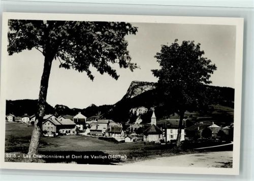 1343 Les Charbonnières - Dent de Vaulion Bäume Kapelle