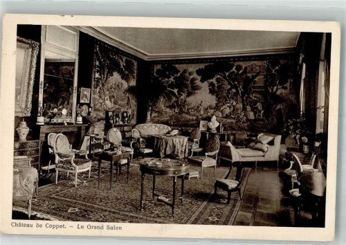 1296 Coppet Gebrauchsspuren Schloss Chateau de Coppet Le Grand Salon