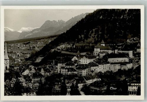 7000 Chur Coire 1934 Foto AK