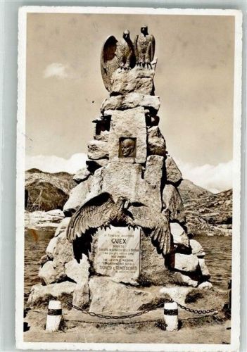 St Gotthard 1955 Gebrauchsspuren Denkmal Guex