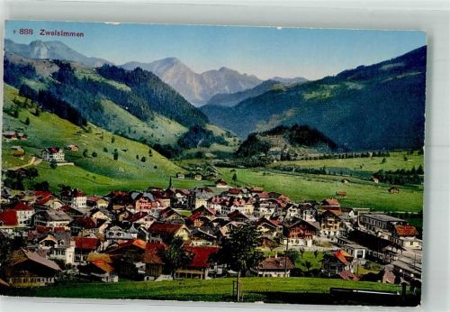 3770 Zweisimmen 1928 Foto AK