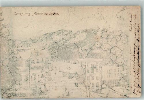 7050 Arosa 1902 - Gruss aus schlechter Druck