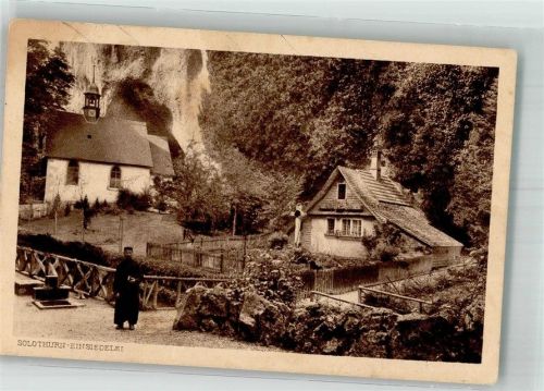 4500 Solothurn Soleure 1920 Foto AK Einsiedelei Kapelle