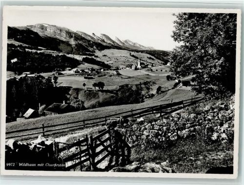 9658 Wildhaus - Wildhaus mit Churfirsten