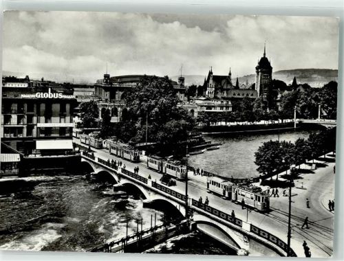 8000 Zürich - Bahnhofbrücke um 1930