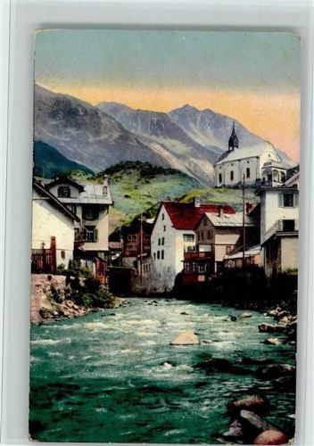 6490 Andermatt - Gotthardstrasse Dorfpartie mit Reuss Feldpost