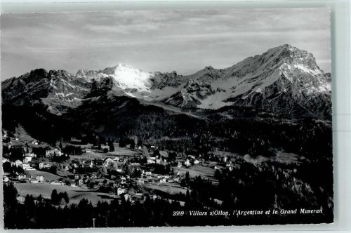 1884 Villars-sur-Ollon - L Argentine et le Grand Muveran