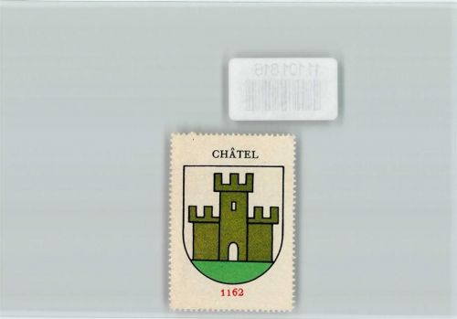 1186 Châtel Essertines-sur-Rolle - Vignette Wappen Kaffee Hag ca 1920-1940