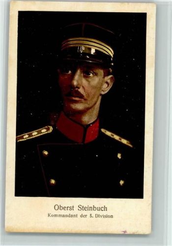 Oberst Steinbuch 5. Division Militär Schweiz