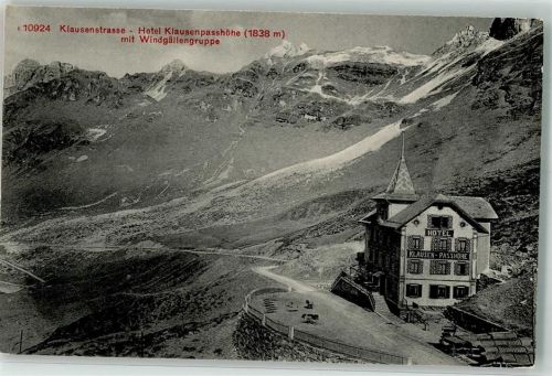 Klausenpasshöhe - Hotel Strasse Windgälle