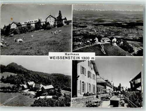 4515 Weissenstein b. Solothurn - Kurhaus 4-Bildkarte