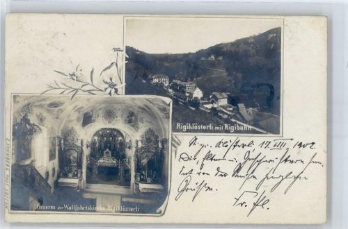 6410 Rigi Klösterli - Kirche innen, Gesamtansicht