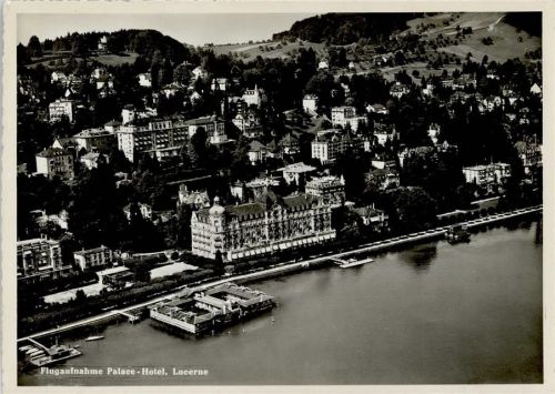 Luzern - Luftaufnahme Palace-Hotel