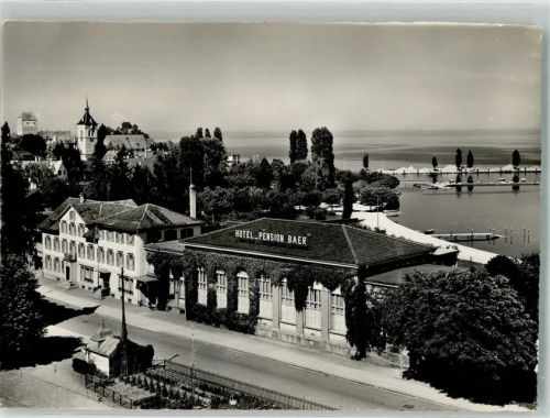9320 Arbon 1947 Foto AK Hotel Pension Baer
