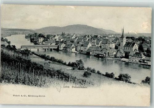 8253 Diessenhofen 1920 Gebrauchsspuren Kleiner Riss