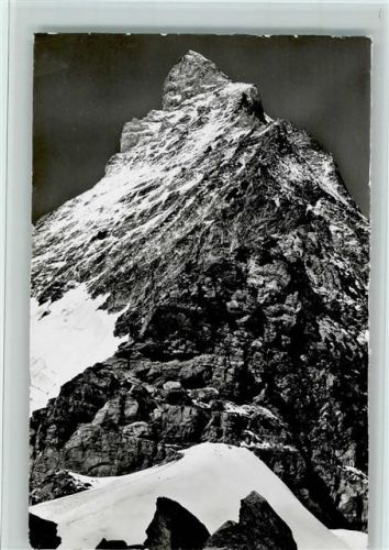 Matterhorn VS - Das Matterhorn v. der Hütte mit Eistiegfelsen