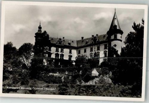 8536 Steinegg TG Hüttwilen 1933 Foto AK Schloss Kuranstalt