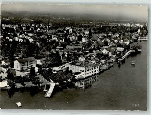 9326 Horn Foto AK Fliegeraufnahme