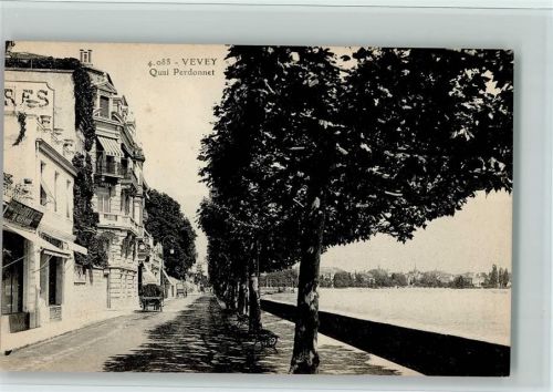 1800 Vevey - Quai Perdonnet Bäume