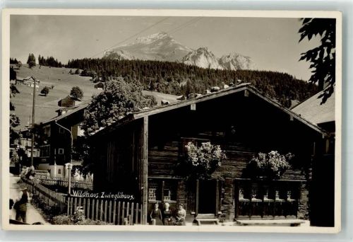 9658 Wildhaus Foto AK Zwinglihaus Foto Buchmann