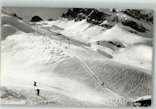 Jochpass Foto AK Seilbahn Winter Trübsee