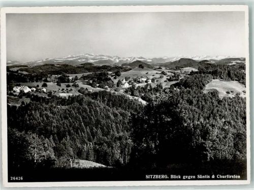 8495 Sitzberg Schmidrüti - Blick gegen Säntis & Churfirsten