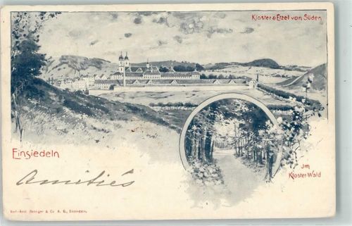 8840 Einsiedeln 1903 Gebrauchsspuren Kloster