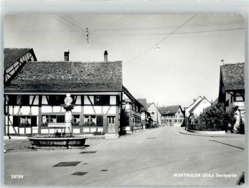 8460 Marthalen - Straßenansicht Brunnen