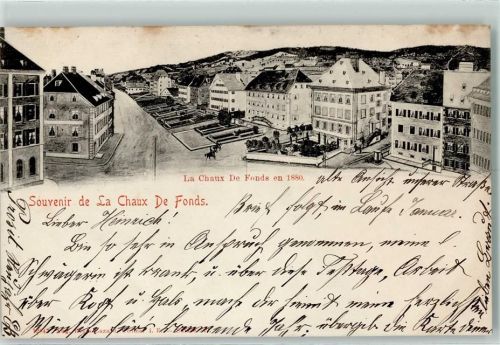 2300 La Chaux-de-Fonds - La Chaux De Fonds en 1880