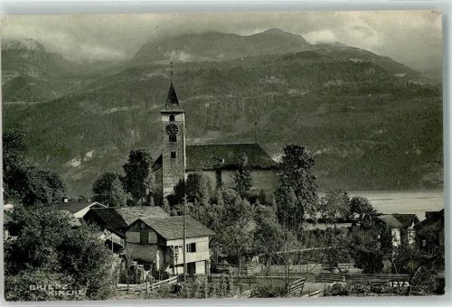 3855 Brienz BE 1915 Gebrauchsspuren Kirche