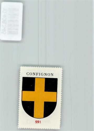 1232 Confignon - Vignette Wappen Kaffee Hag ca 1920-1940