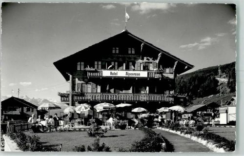 3925 Grächen Foto AK Hotel Alpenrose