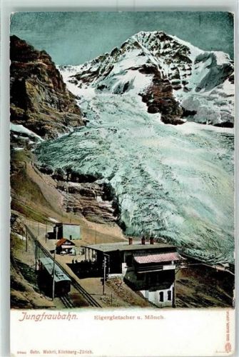 Eismeer Jungfraubahn - Eigergletscher und Mönch