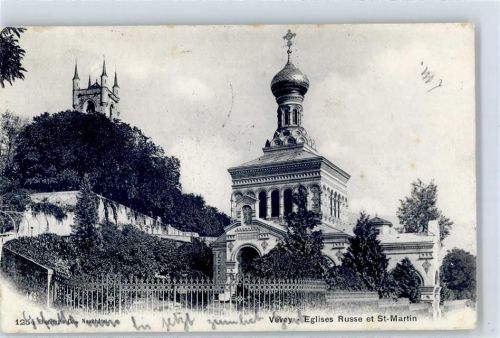 1800 Vevey 1906 - Russische Kirche AKU1