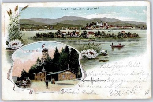 8640 Rapperswil SG - Insel Ufenau, Etzel Kulm