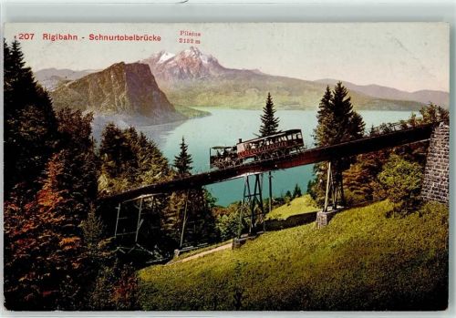 Rigibahn 1911 - Schnurtobelbrücke