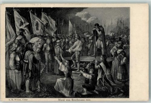 8606 Greifensee 1905 - Mord von Greifensee 1444 Bahnpost 2341 No 36