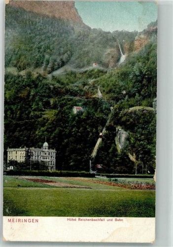 3860 Meiringen Foto AK Hotel Reichenbachfall