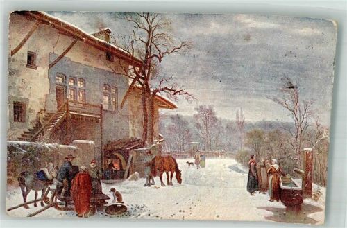 Bern Berne sign. Toepfer, Adam Der Köhler 1847 Ort handschriftlich Pro Juventute Schweiz 1919 Künstlerkarte