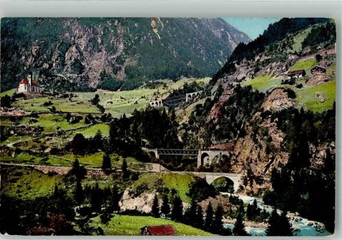 6484 Wassen UR Foto AK Maienreussbrücken