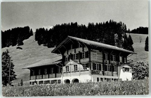 3778 Schönried Foto AK Ferienheim Buebebärg