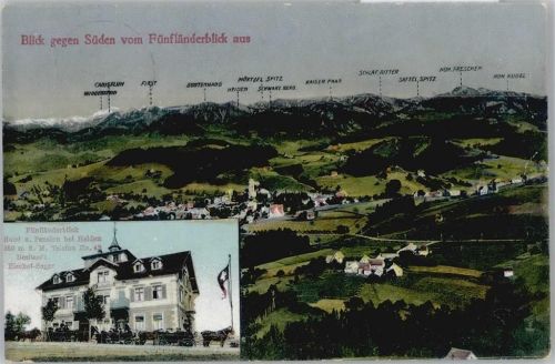 9410 Heiden - Blick gegen süden vom Fünfländerblick Heiden