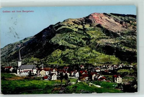 6410 Goldau 1912 - mit dem Bergsturz