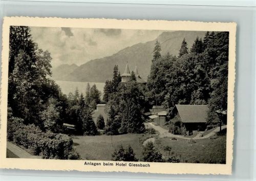 3855 Brienz BE - Anlagen beim Hotel Giessbach