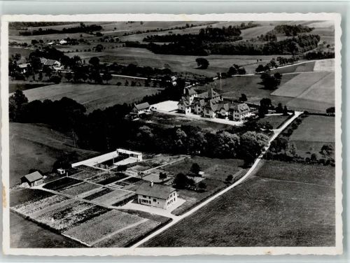 1296 Coppet - Das Land-Erziehungsheim Genfersee Flugaufnahme