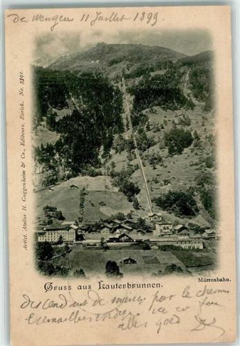 3822 Lauterbrunnen 1899 - Mürrenbahn