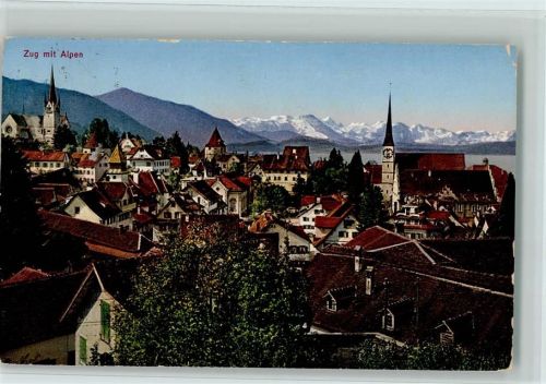6300 Zug Zugo - Zug mit Alpen