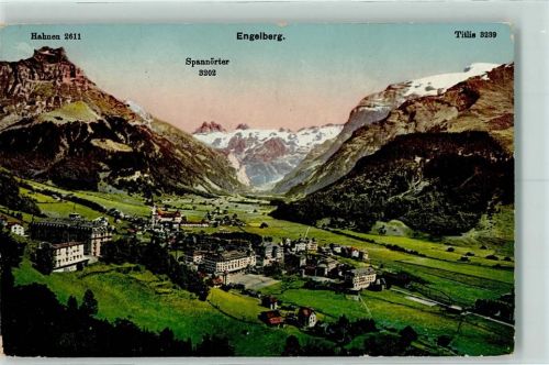 6390 Engelberg 1913 - Hahnen Spannörter Titlis Morgenrot
